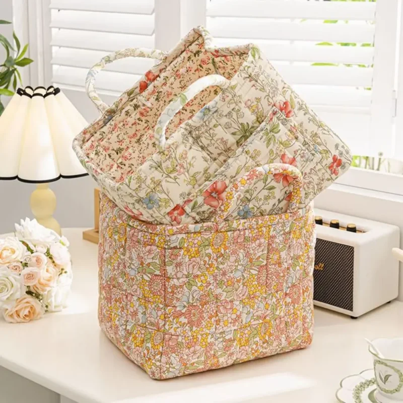 Foldable Fabric Storage Basket with Frame for Home Organization and Underwear Storage - Image 5