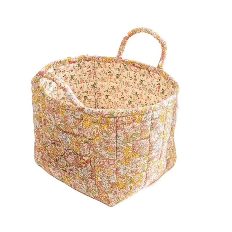 Foldable Fabric Storage Basket with Frame for Home Organization and Underwear Storage - Image 13