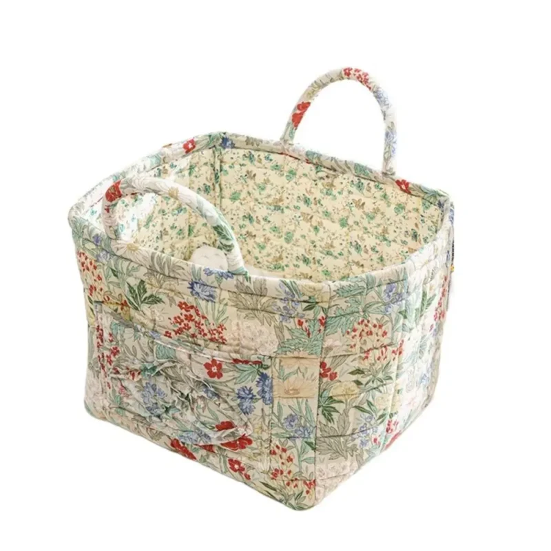 Foldable Fabric Storage Basket with Frame for Home Organization and Underwear Storage - Image 16