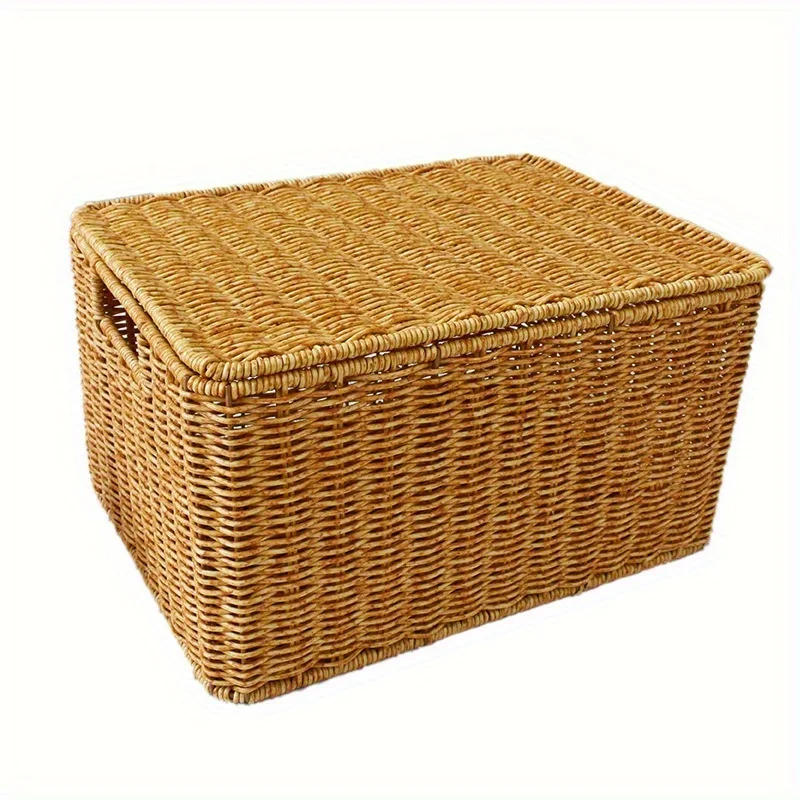 Handcrafted basket weaving in progress showing basic techniques