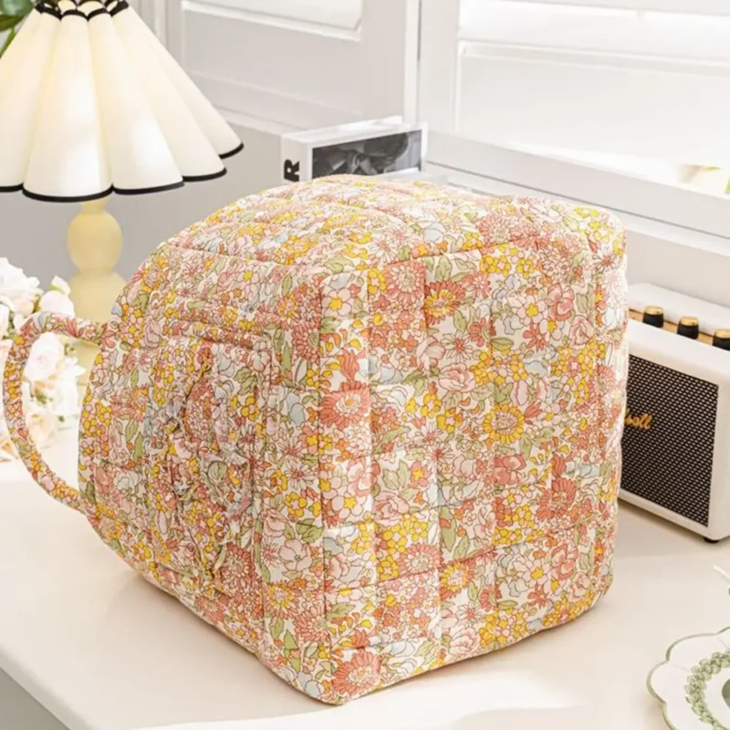 Foldable Fabric Storage Basket with Frame for Home Organization and Underwear Storage - Image 3