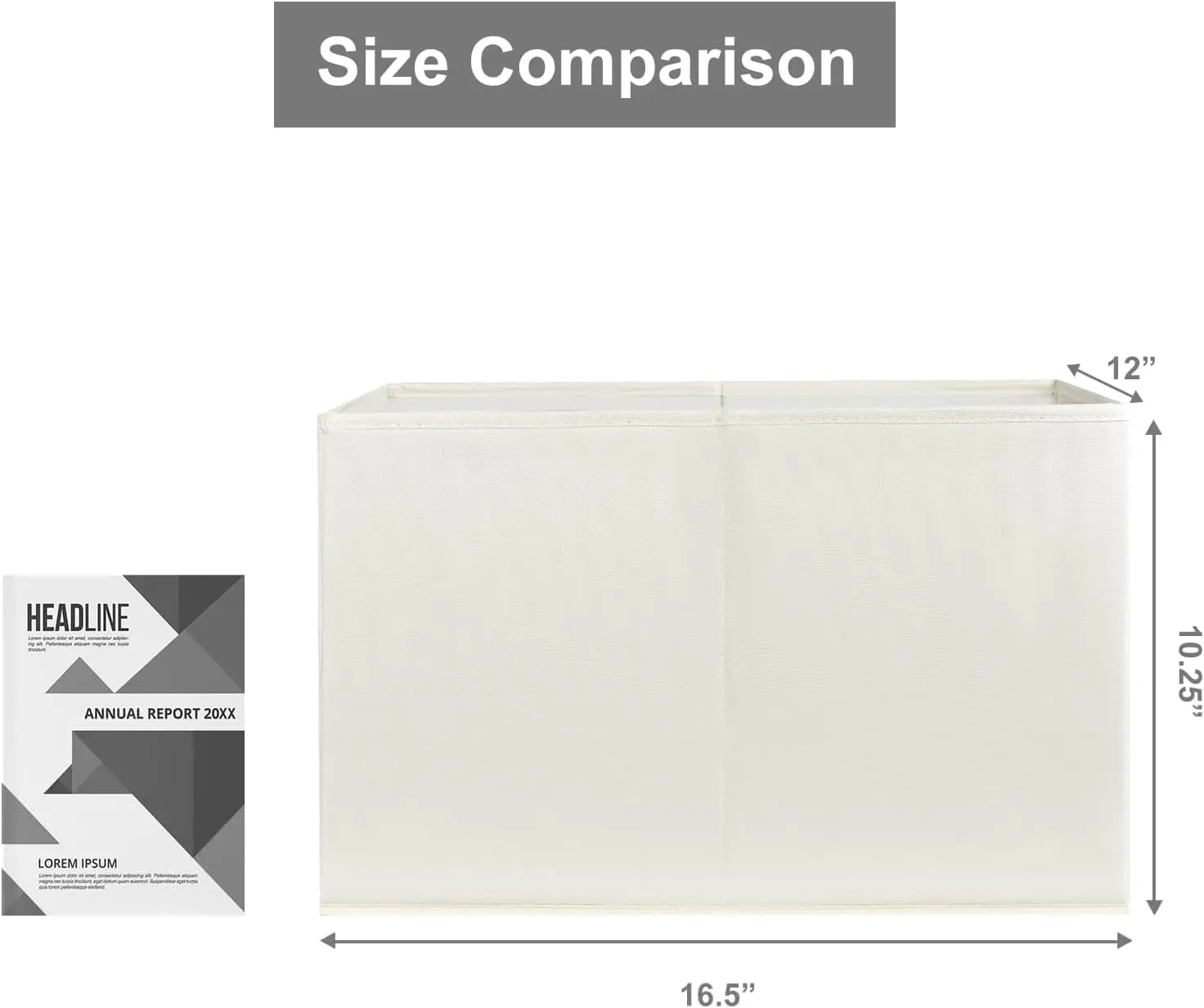 Rectangular cotton laundry hampers providing stylish organization in a modern laundry room