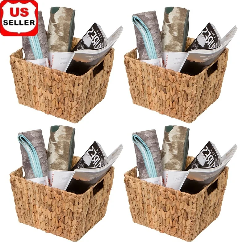 Modern application of traditional weaving in decorative storage baskets
