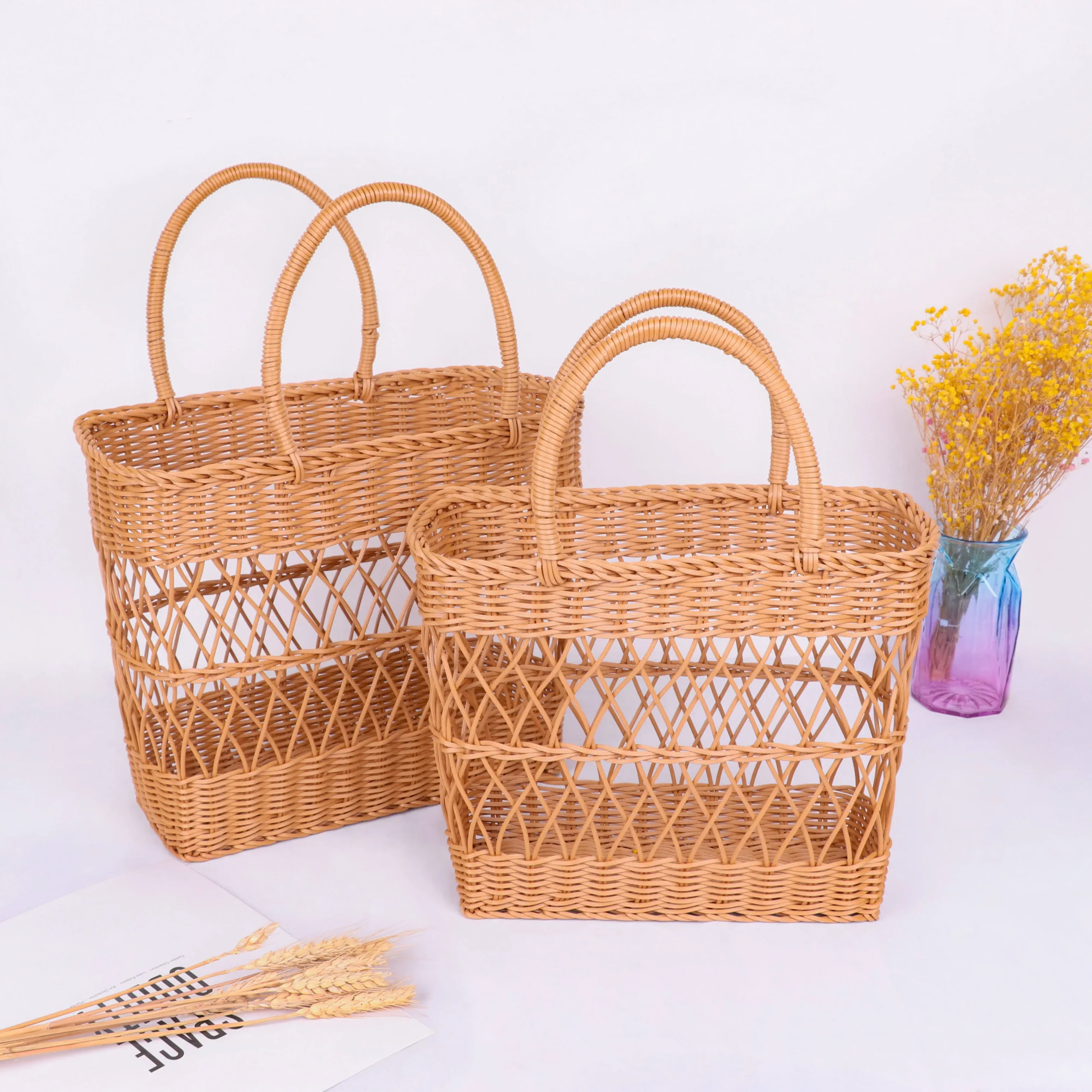 Traditional handcrafted picnic hamper for outdoor gatherings