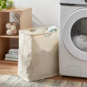 Foldable Oxford Cloth Laundry Basket with Handle for Home Storage Organization